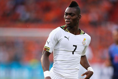 Ghana midfielder Christian Atsu