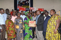 100 cases of assorted variants of the Lifebuoy soap were handed over to the management