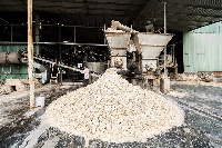 File photo of a cassava processing factory