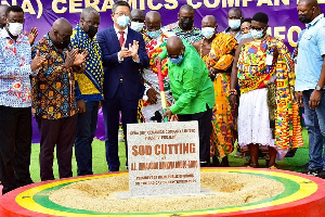 President Nana Addo Dankwa Akufo-Addo at the commissioning