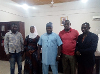 Members of the Coalition of MMDCEs Aspirants Association (COMAS) in a group picture