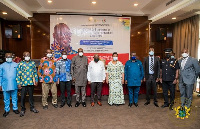 President Akufo-Addo with others at a stakeholders' conference