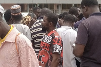 Aggrieved farmers at the Sunyani High Court