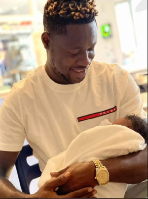 Black Stars Striker, Richmond Boakye Yiadom And His Son