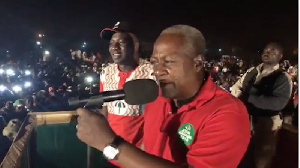 John Dramani Mahama is seeking another mandate having beat the NPP's Akufo-Addo in the 2012 polls