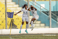 Black Queens forward Doris Boaduwaa