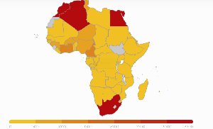 Of Africa's 54 countries, only two have yet to report a case of the virus: Comoros and Lesotho