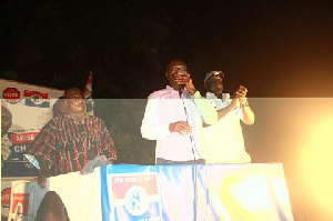 Kennedy Ohene Agyapong addressing a rally in Wa