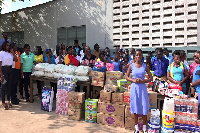 The Port Ladies visited the Okuapeman Secondary School, and the Akropong School of the Blind