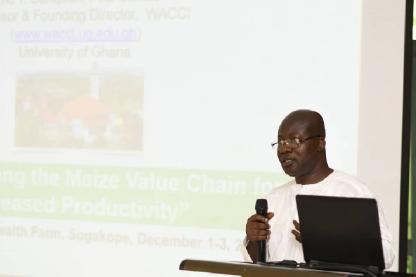 Founding Director of WACCI, Professor Eric Danquah