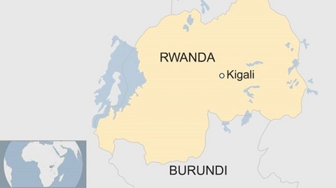 Map of Rwanda