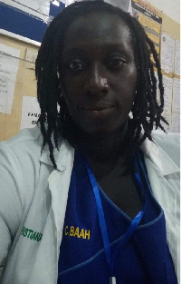 Ghanaian medical officer, Dr. Christiana Baah