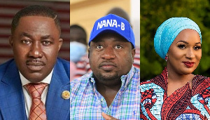 Osei Kwame Despite, Nana B and Samira Bawumia