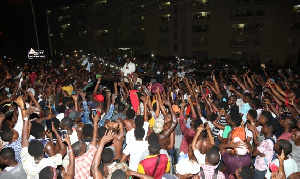 Nana Addo Dankwa Akufo-Addo, NPP Flag bearer on a campaign tour