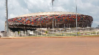 Shot of the Olembe stadium where the deadly stampede happened