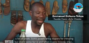 Emmanuel Dzikunu Teikpa is the Founder of Future Life for Disables