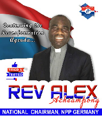 Rev Alex Acheampong, National Chairman of NPP in Germany