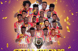 Accra Hearts of Oak won the league after drawing with Liberty on Match Day 33