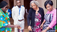 Gender Minister, Otiko Afisa Djaba, Sharon Cromer, USAID/Ghana Mission Director and Fatih Ermis