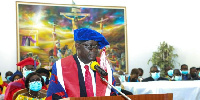 Prof. Ebenezer Oduro Owusu is the newly inducted President of the Presbyterian University College, G