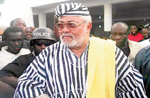 Former President Jerry John Rawlings