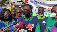 The Chairman was speaking to journalists at the COP National Environmental Care Campaign clean-up