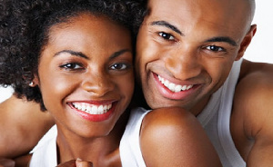 Beautiful Black Couple Newly