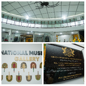 The national museum has a collection of historical artifacts