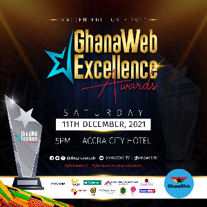 The grand finale of the GhanaWeb Excellence Awards comes off on December 11, 2021