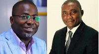 Charles Bissue and MP for Tarkwa-Nsuem, George Mireku Duker