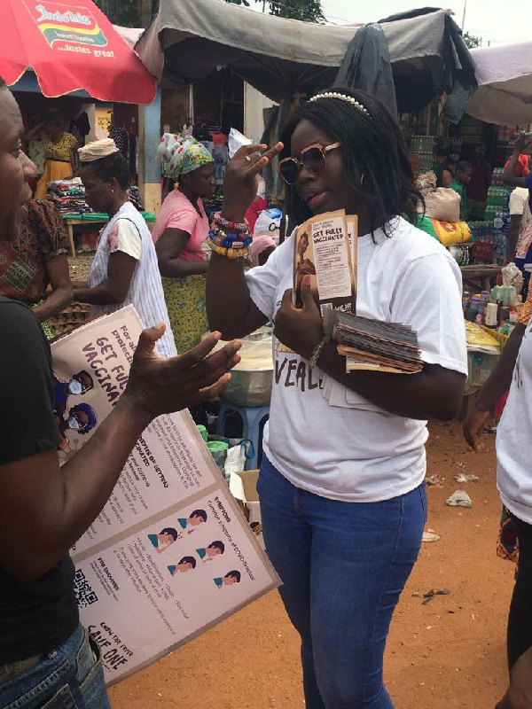 Jennifer Addochoe Moffatt, the CTAP Project Lead from BudgIT Ghana