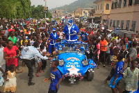 Cowbell Santa Funfair in Koforidua