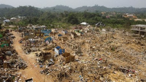 Apiate community was razed by an explosion on January 20, this year