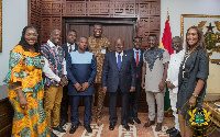 Members of MMAG with President Nana Akufo-Addo