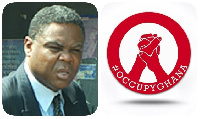 Private legal practitioner, David Annan, OccupyGhana Logo