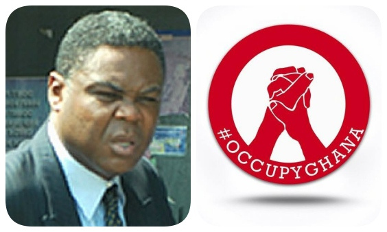 Private legal practitioner, David Annan, OccupyGhana Logo