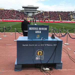 Check Out The VAR Stand At The Baba Yara Stadium   