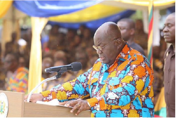 President Akufo-Addo was speaking at a durbar in Kumasi