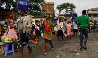 A market in Accra