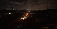 File photo: An old photo of a cummunity in Ghana in darkness after dumsor