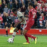 Kudus in action against Liverpool