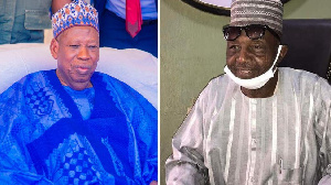 Kano State govnor Ganduje plus im former appointee Dr Muhammad Tahar Adam