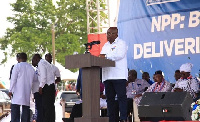 President Akufo-Addo speaking at the Delegates Conference