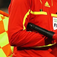 A photo of a Ghanaian referee