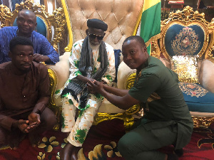 Cedric Dzelu Meets Chief Imam 