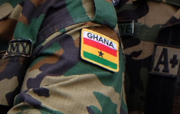 The action of the military officer has gained praise from Ghanaians on social media