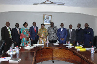 Trade Minister, Alan Kyerematen swore in the new 10-member board