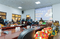 President Nana Addo Dankwa Akufo-Addo with some chiefs