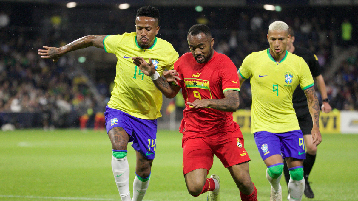 Black Stars played Seleção Canarinha