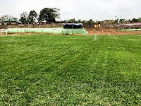 The upgraded pitch at the Dawu Park.